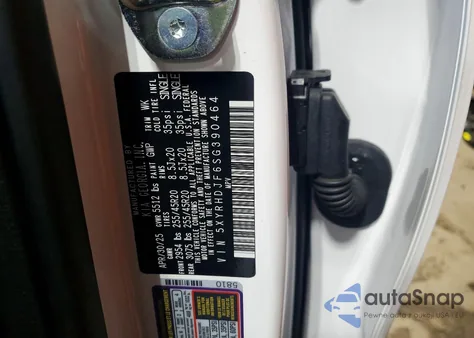 2025 Kia Sorento Ex z USA, uszkodzony, nr VIN 5XYRHDJF6SG390464